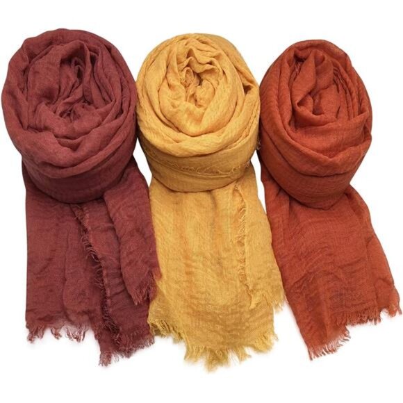 Women Scarf Shawl for All Season 3PCS Scarve Wrap Scarve. - Picture 1 of 7